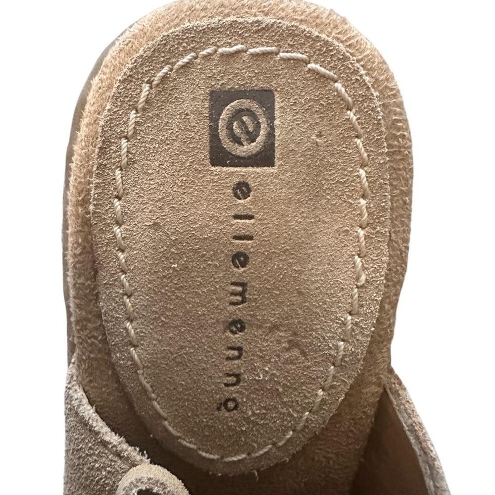 Vintage Y2K Ellemenno “Puffy” suede and rabbit fur platform mules - Picture 6 of 7
